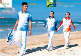 焦点娱乐荷塘月色系列运动服