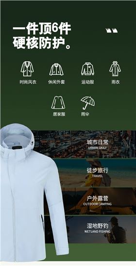 时尚焦点娱乐风衣 图4