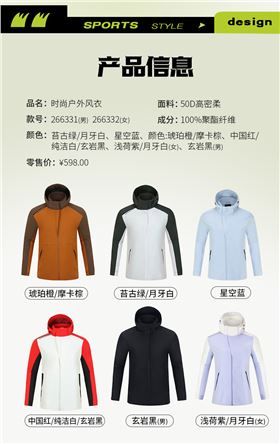 时尚焦点娱乐风衣 图9