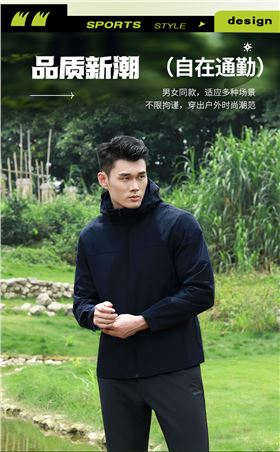 时尚焦点娱乐风衣 图3