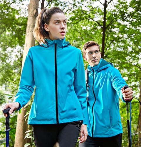 新款焦点娱乐徒步登山运动风衣26647/26648定做定制