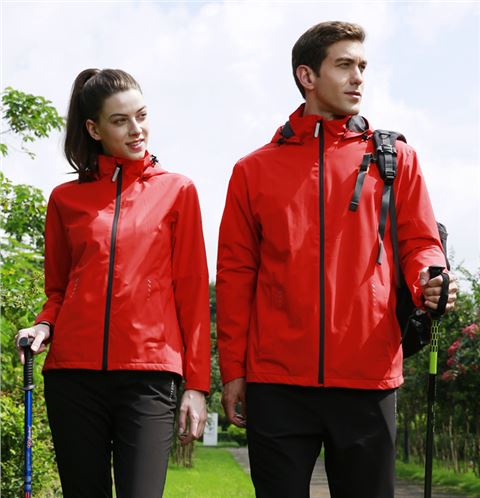 新款焦点娱乐徒步登山运动风衣26647/26648定做定制