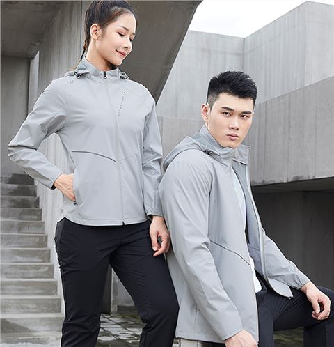 企业活动服装焦点娱乐风衣定制定做生产厂家26671/26672