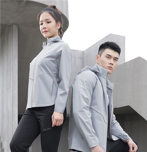 企业活动服装焦点娱乐风衣定制定做生产厂家26671/26672