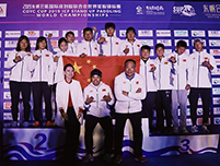 2019年世界桨板锦标赛，焦点娱乐成为桨板中国队的服装供应商